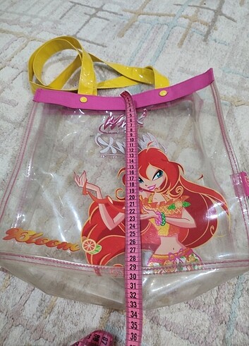 Winx kız çocuk şeffaf çanta 