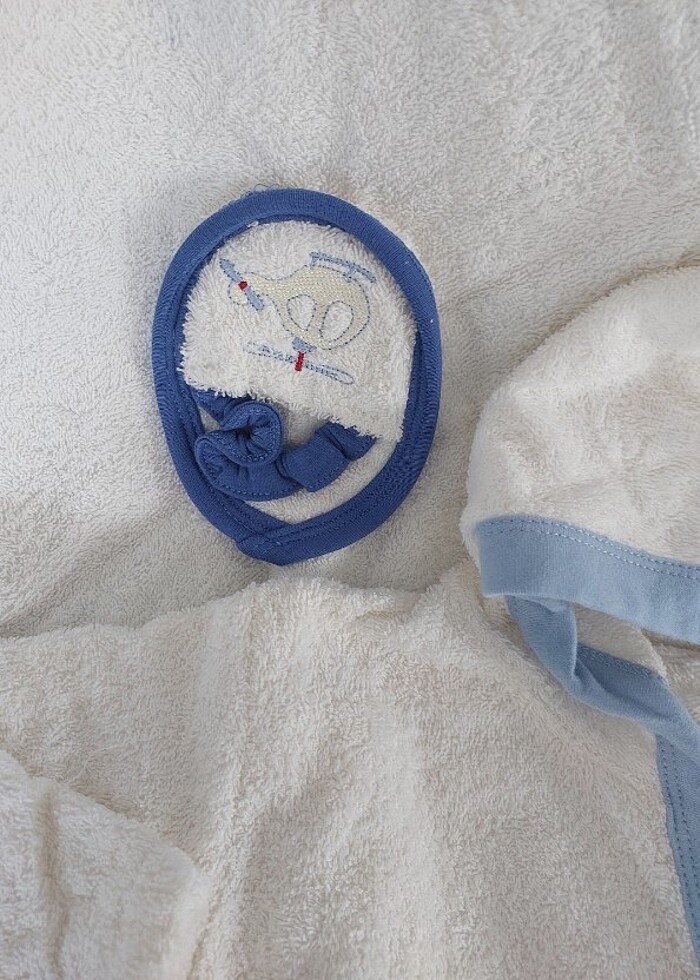 Bebek bornoz takimi hiç kullanilmamiştir - Görsel 5