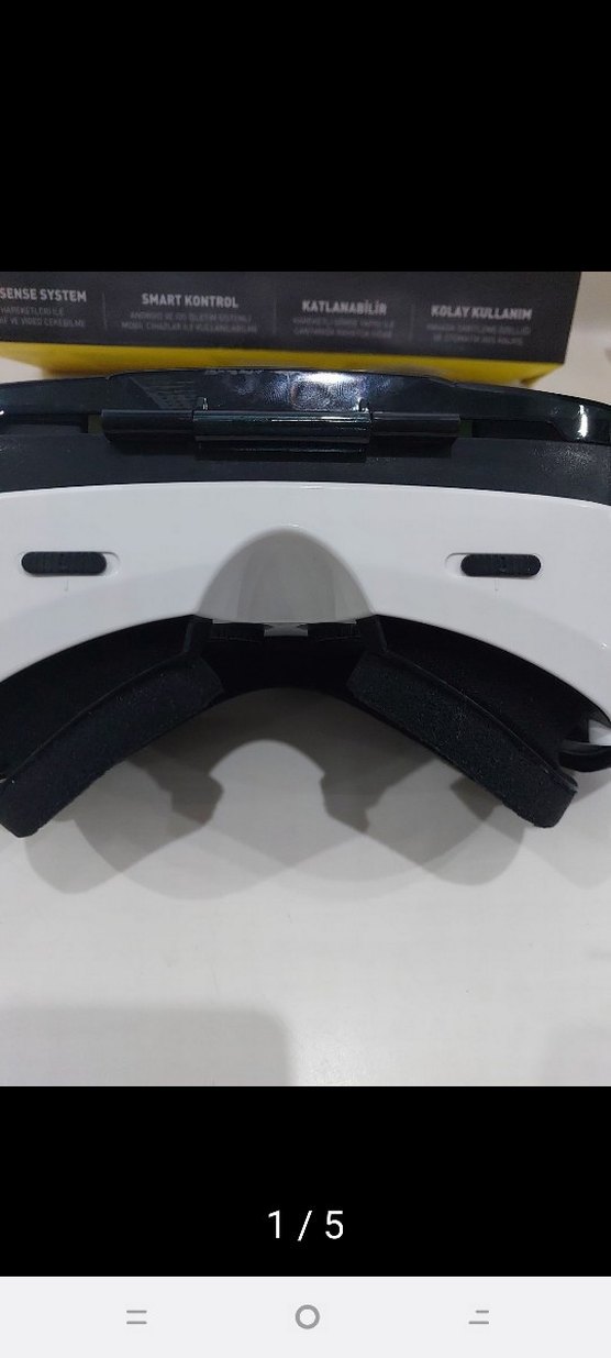 Beyaz VR Gözlüğü - Görsel 2