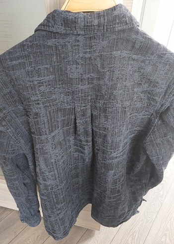 Gri Keten erkek Gömlek - Zara - Görsel 2