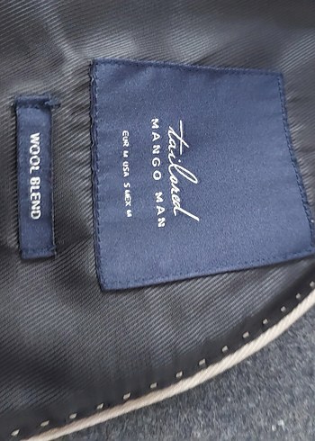 Gri Erkek Midi Boy Düğmeli Kaban - Görsel 4