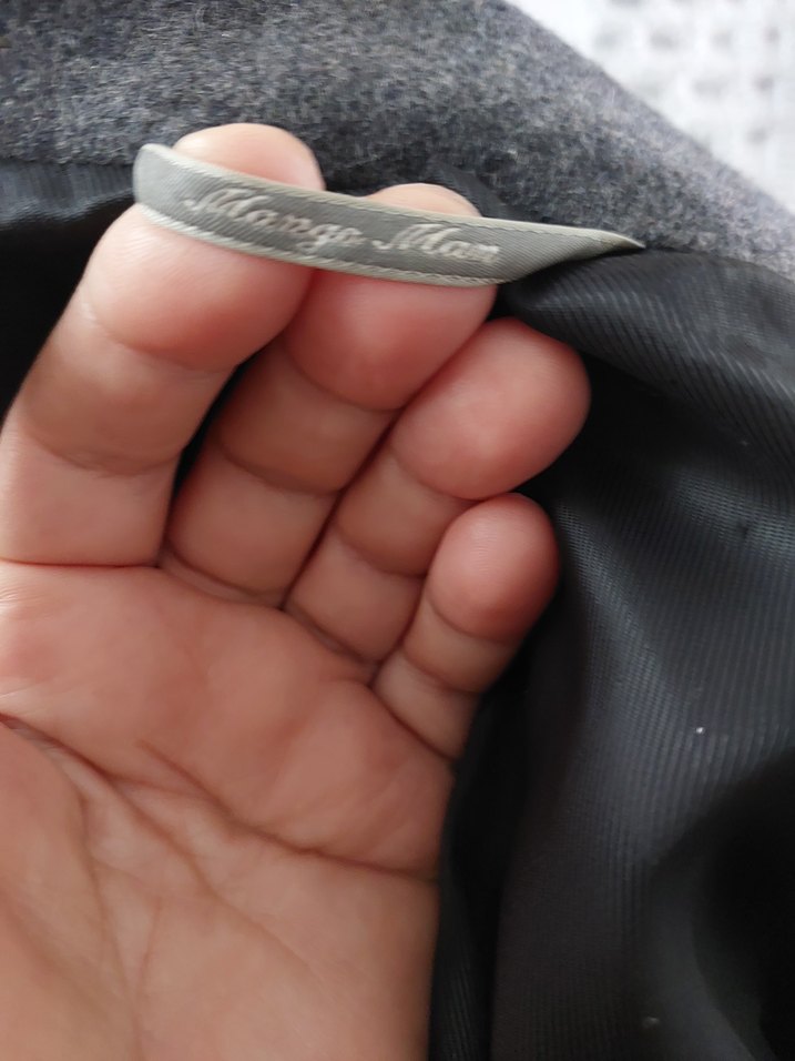 Gri Erkek Midi Boy Düğmeli Kaban - Görsel 5