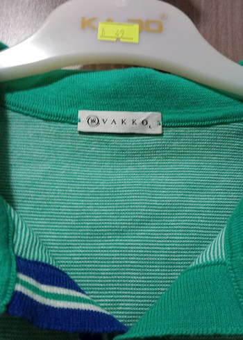 Uzun Kollu Yeşil Polo Yaka Erkek Tişört - Görsel 5