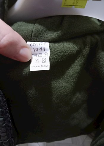 Yeşil Fermuarlı Erkek Çocuk Mont - Görsel 10