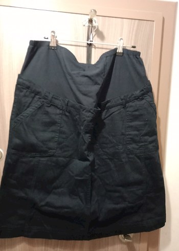 Siyah Kemerli Hamile Midi Kot Etek - Görsel 10