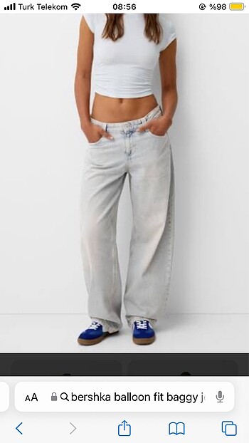 bershka baggy jean