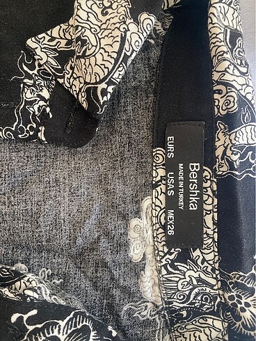 Bershka Bershka desenli gömlek