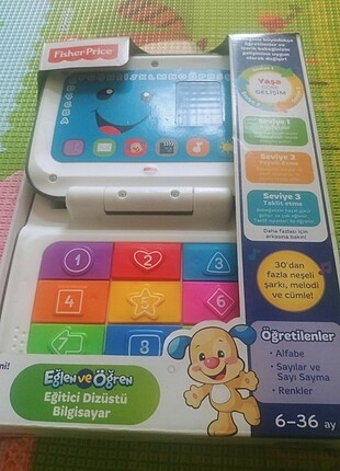 Fisher price eğitici laptap