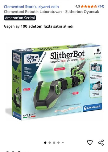 Clementoni Slitherbot Robot Yilan Oyuncak