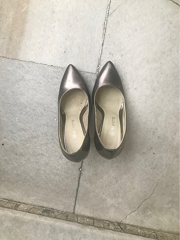 36 Beden gri Renk Stiletto