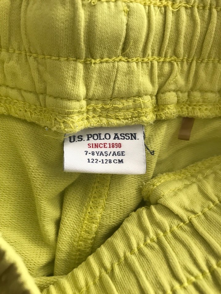 Erkek çocuk Polo 2 adet Sarı Bağcıklı ve  Denim Şort - Görsel 4