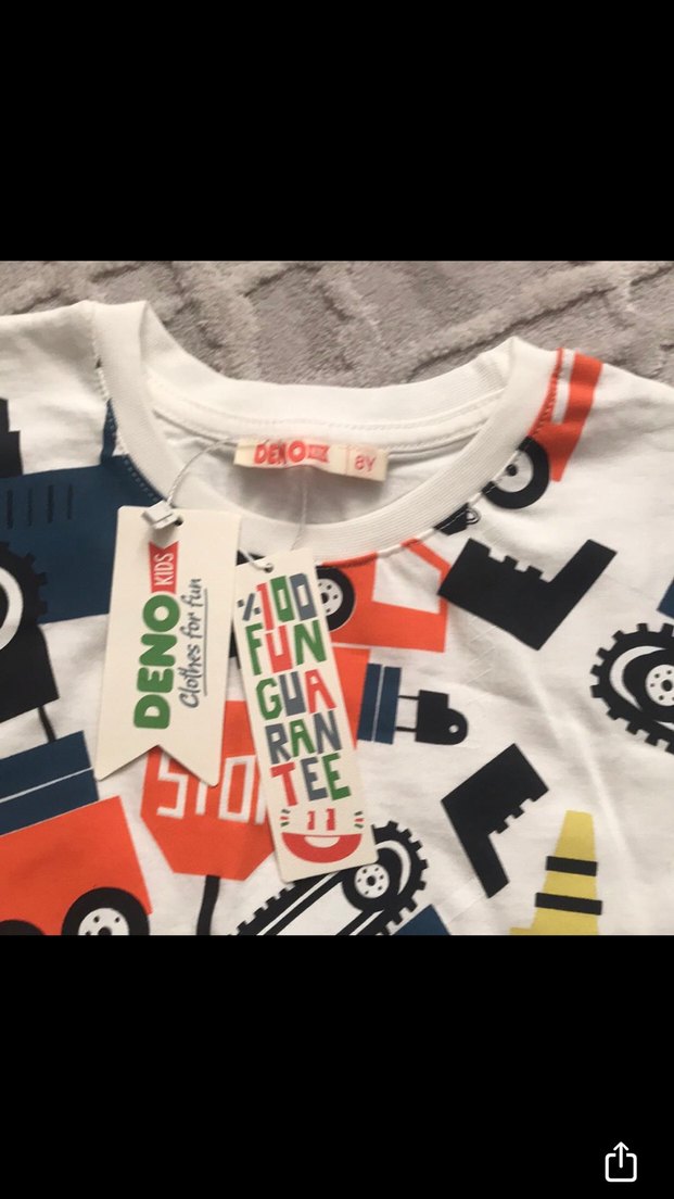 Renkli Baskılı  Erkek çocukTakımı - Görsel 2