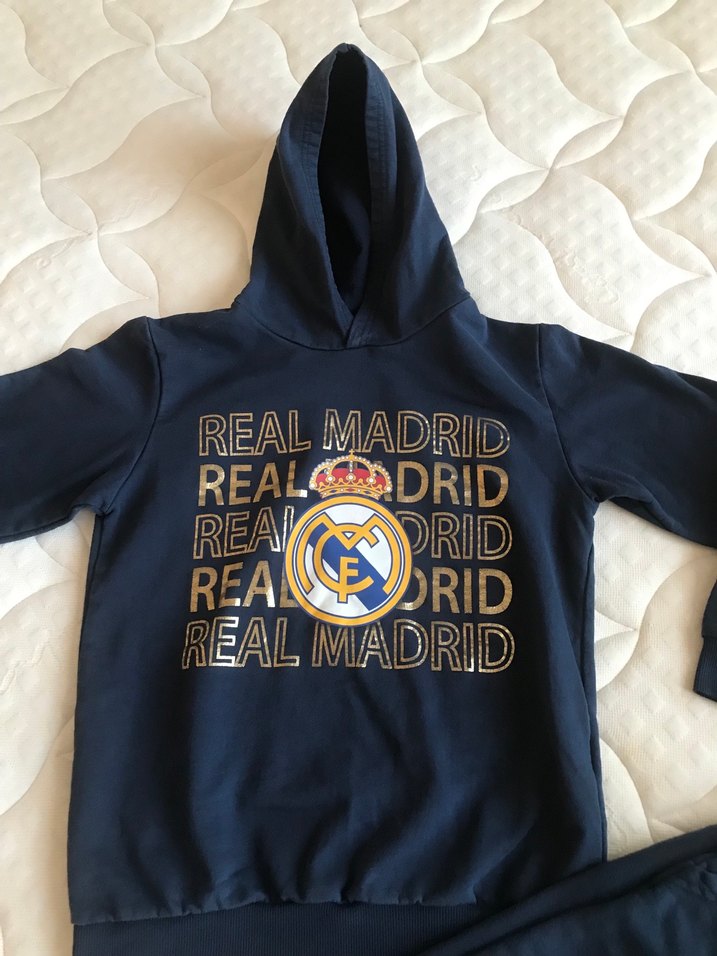 Real Madrid Kapüşonlu Erkek Eşofman Takımı - Görsel 2