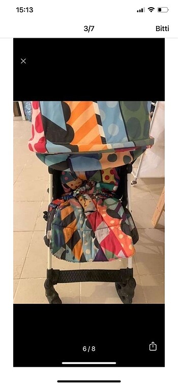 9- 36 kg Beden maclaren renkli baston bebek arabası