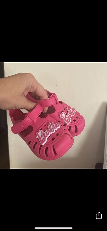 Barbie bebek sandalet iki adet sandalet