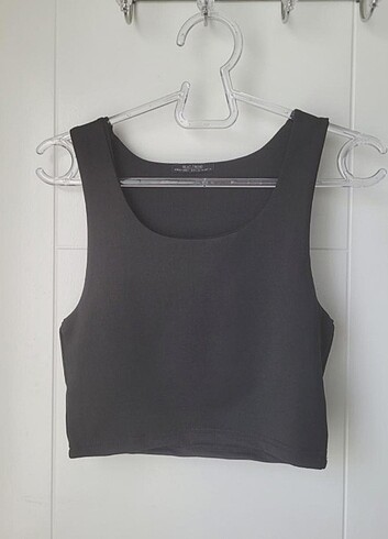 Siyah crop top
