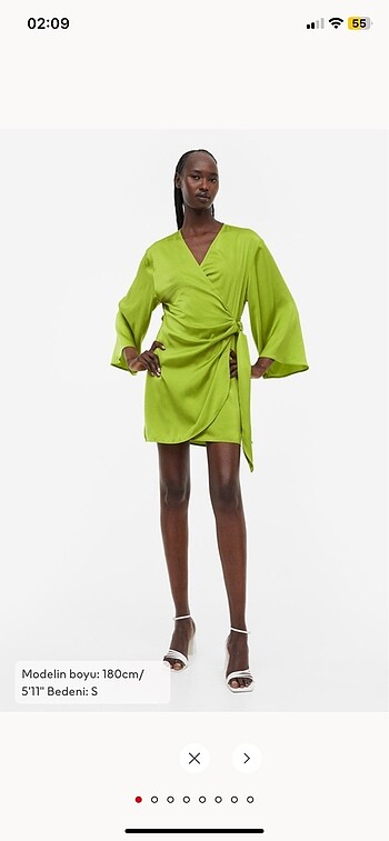 s Beden H&M Anvelop Elbise