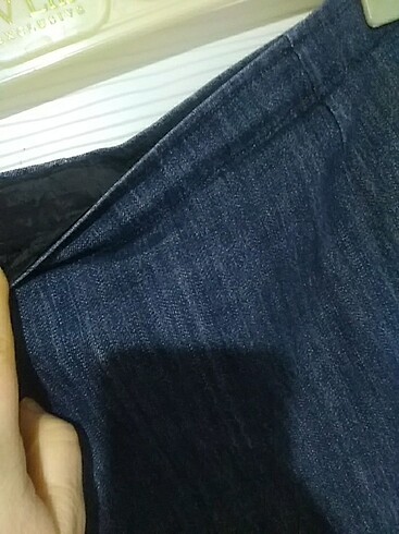42 Beden lacivert Renk İki kat model kot etek
