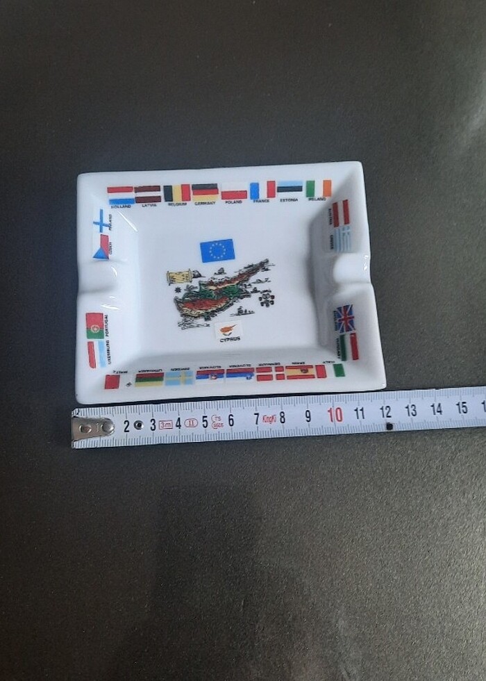 KIBRIS TEMALI KÜL TABLASI - Görsel 2