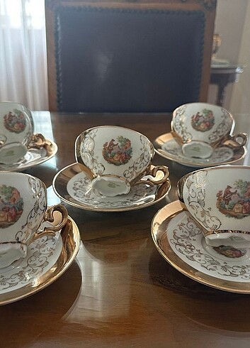 BAVARIA TEPSİLİ VINTAGE ÇAY TAKIMI
