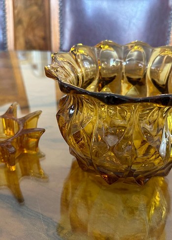 AMBER CAM ÇİÇEKLİK VAZO - Görsel 2