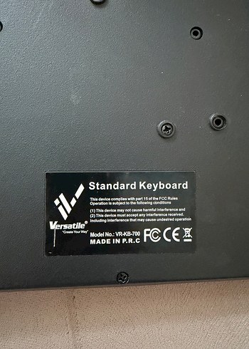 Turuncu Detaylı Siyah Kablolu Klavye - Görsel 5