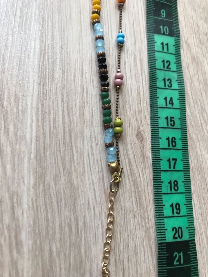 Renkli Boncuklu Kadın Bielklik - Görsel 3