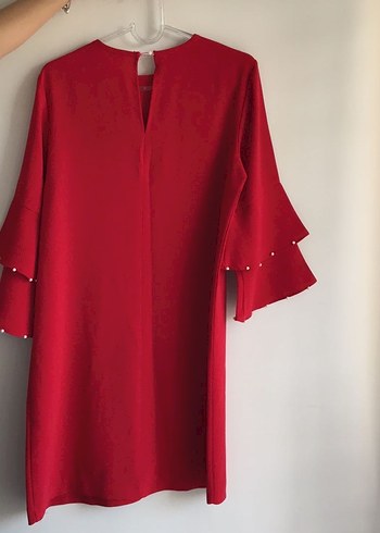 Kırmızı İncili Uzun Kollu Tunik - Görsel 5