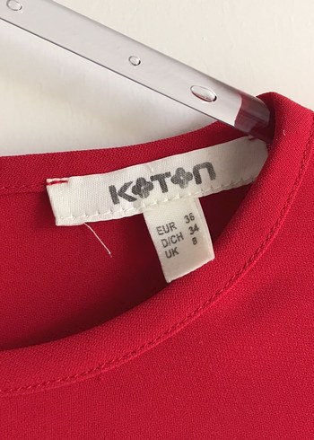 Kırmızı İncili Uzun Kollu Tunik - Görsel 4