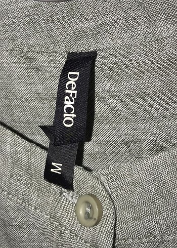 Gri Kadın Gömlek - Görsel 3