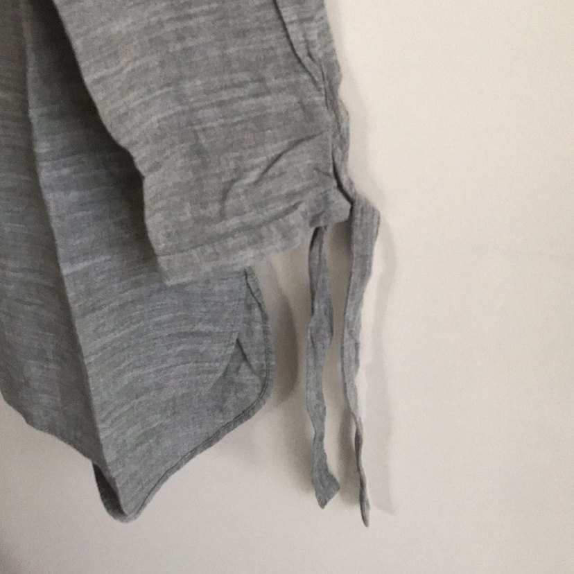 Gri Kadın Gömlek - Görsel 4