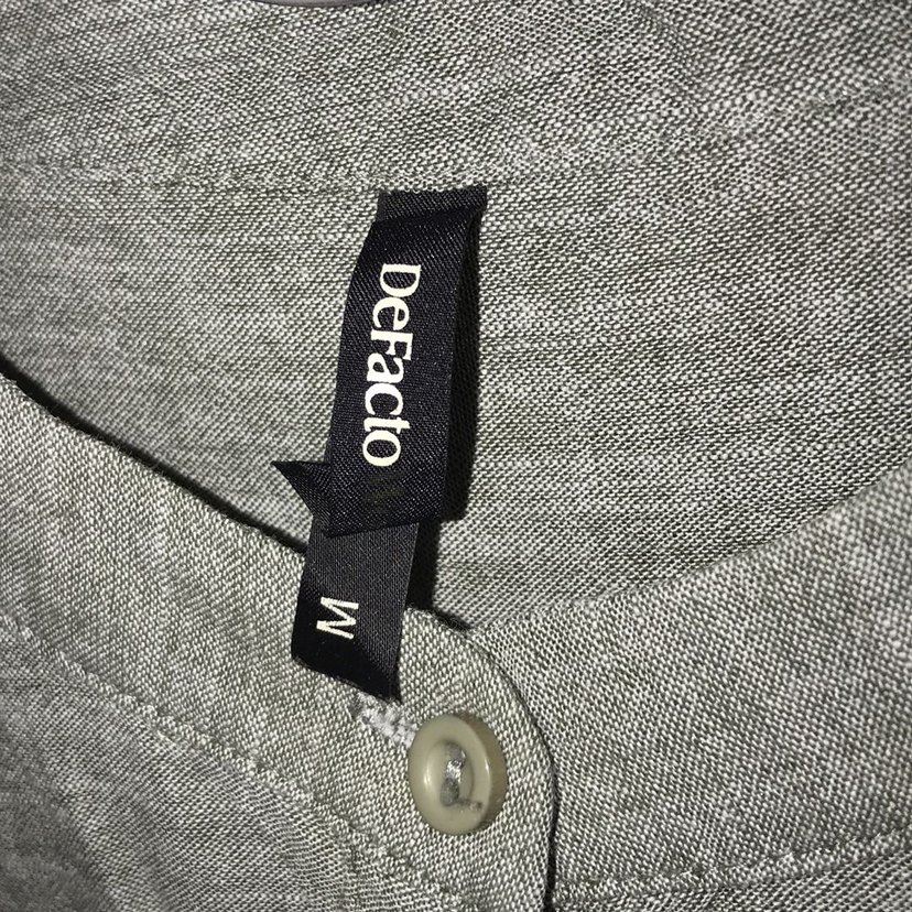 Gri Kadın Gömlek - Görsel 3