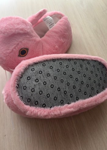 Pembe Kadın Peluş Terlikler - Görsel 3