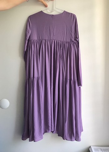 Mor Uzun Kollu Salaş Tunik - Görsel 2