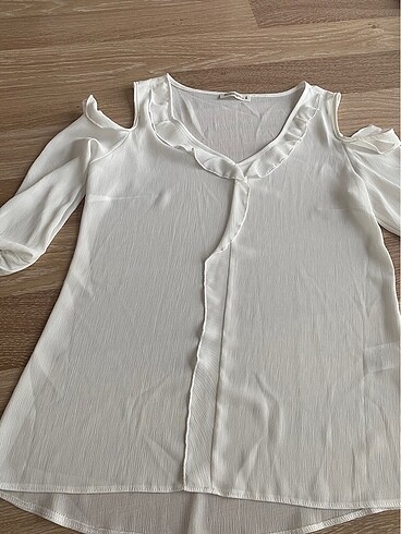 Sateen tül bluz