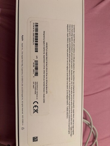 Beden beyaz Renk Apple watch series 5 40 mm
