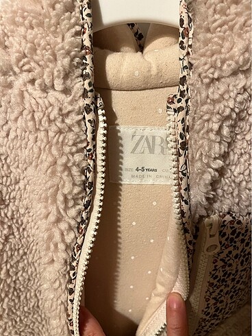 Zara Zara peluş mont