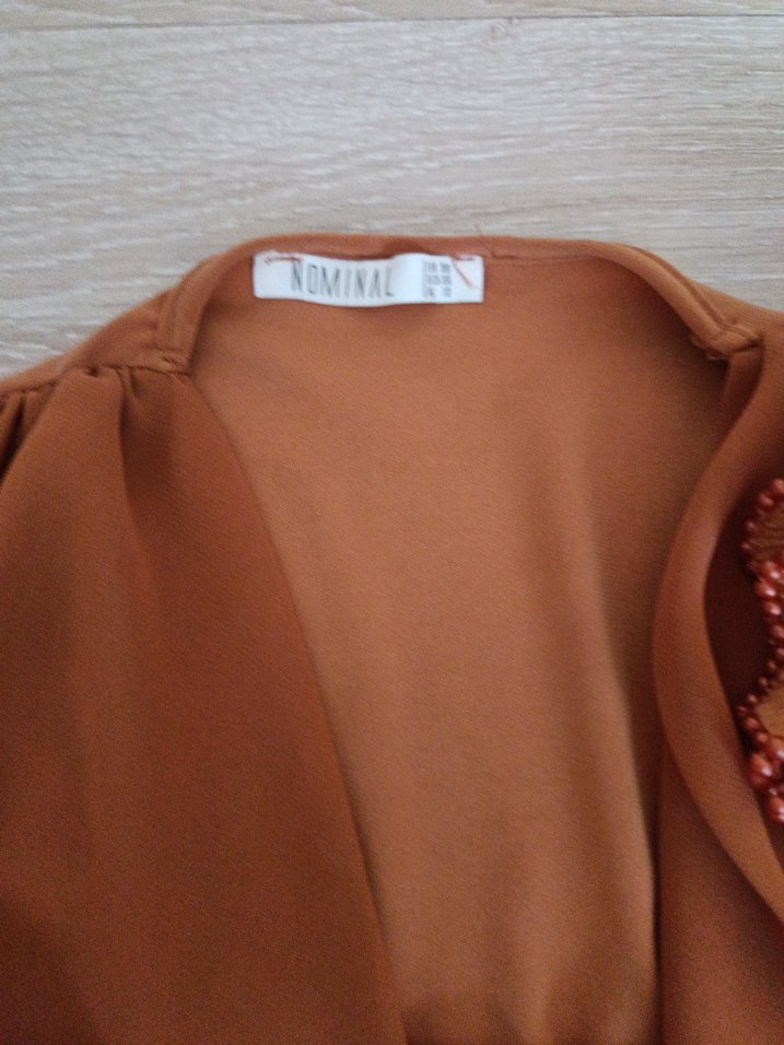 Drapeli Kolsuz  Bluz - Görsel 4