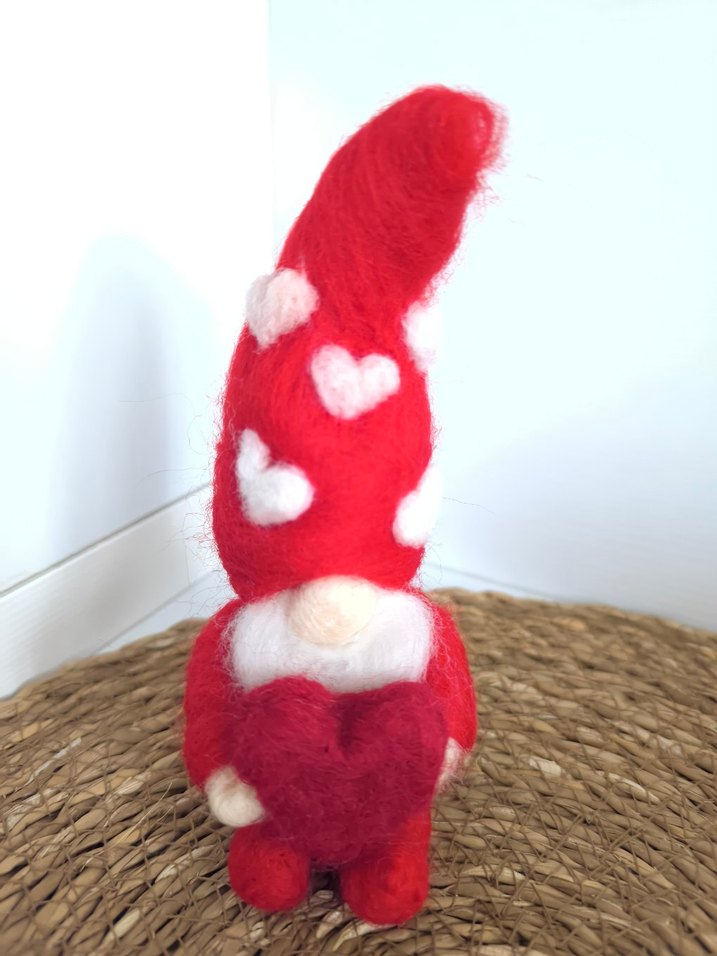 Kırmızı Kalpli Dekoratif Biblo - Görsel 2