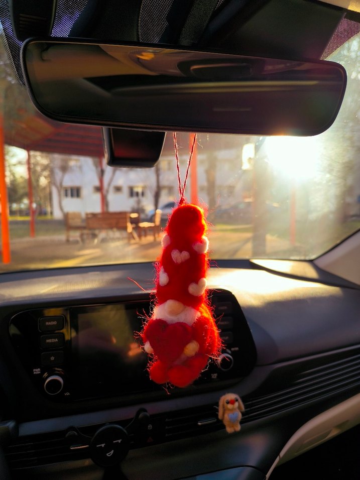 Kırmızı Kalpli Dekoratif Biblo - Görsel 3