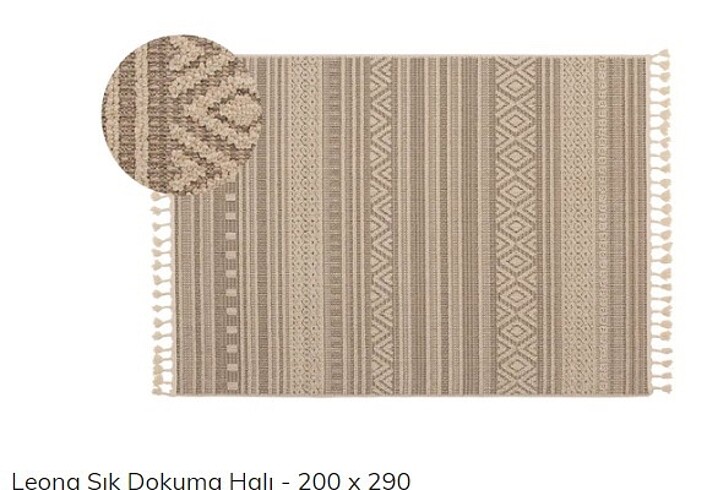 Dokuma halı desenli halı