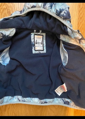 LC WAİKİKİ Kapüşonlu Erkek Çocuk Dinozor Desenli Mont - Görsel 4