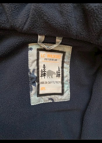 LC WAİKİKİ Kapüşonlu Erkek Çocuk Dinozor Desenli Mont - Görsel 5