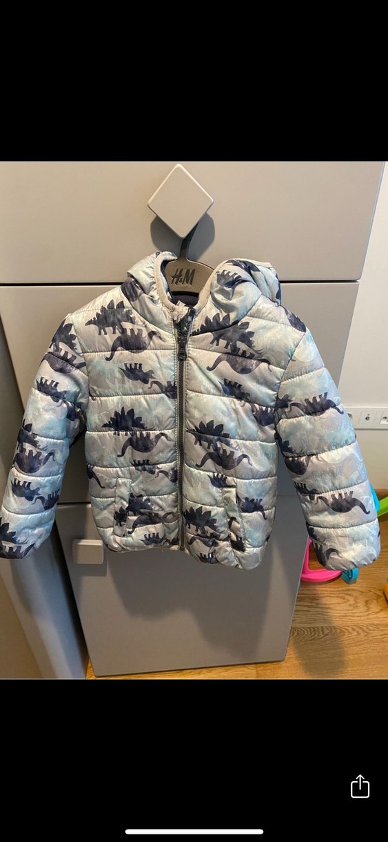 LC WAİKİKİ Kapüşonlu Erkek Çocuk Dinozor Desenli Mont - Görsel 2