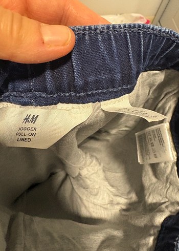 H&M içi astarlı kalın kot pantolon - Görsel 5