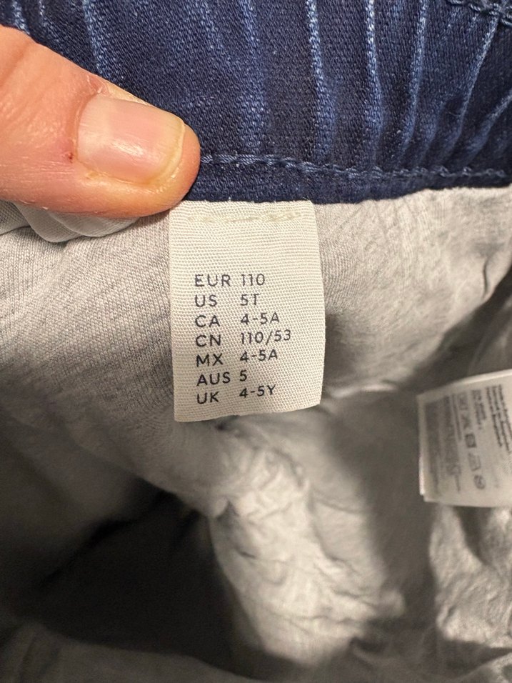 H&M içi astarlı kalın kot pantolon - Görsel 4