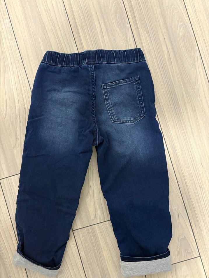 H&M içi astarlı kalın kot pantolon - Görsel 3