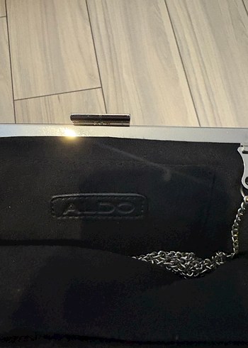 ALDO Siyah Pileli Kadın Portföy Çanta - Görsel 4