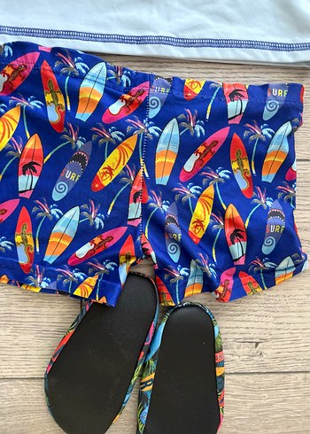 Slipstop Renkli Baskılı Kısa Kollu Mayo Takımı - Görsel 6