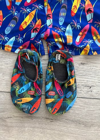 Slipstop Renkli Baskılı Kısa Kollu Mayo Takımı - Görsel 4